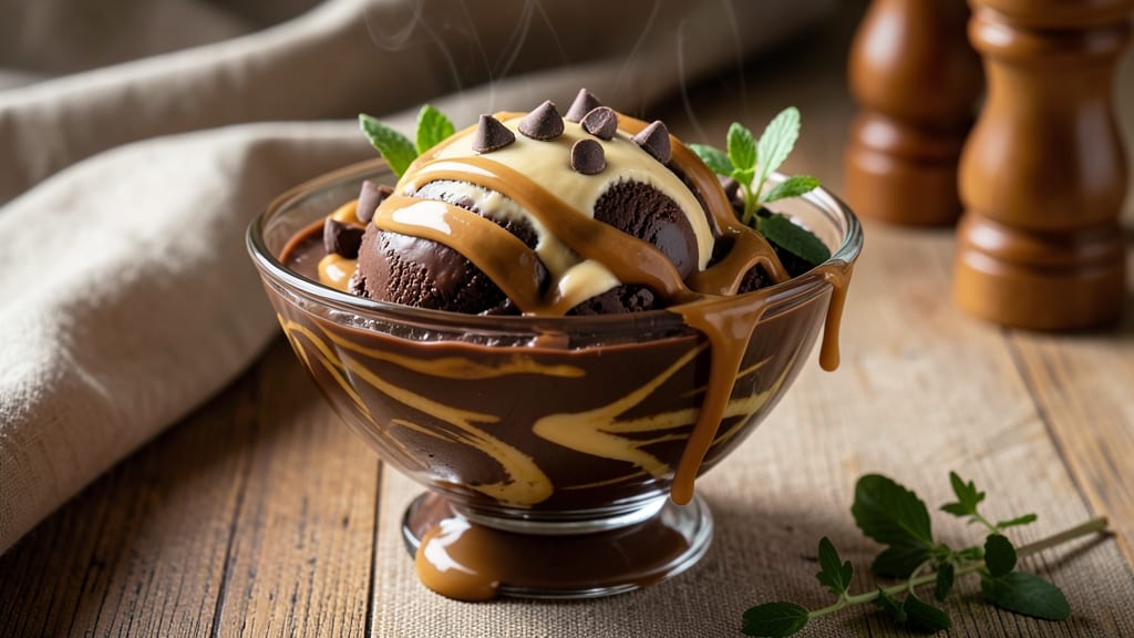 Baskin Robbins Chocolate Peanut Butter Ice Cream Recipe: Nutty-Chocolate Swirls Like the Classic