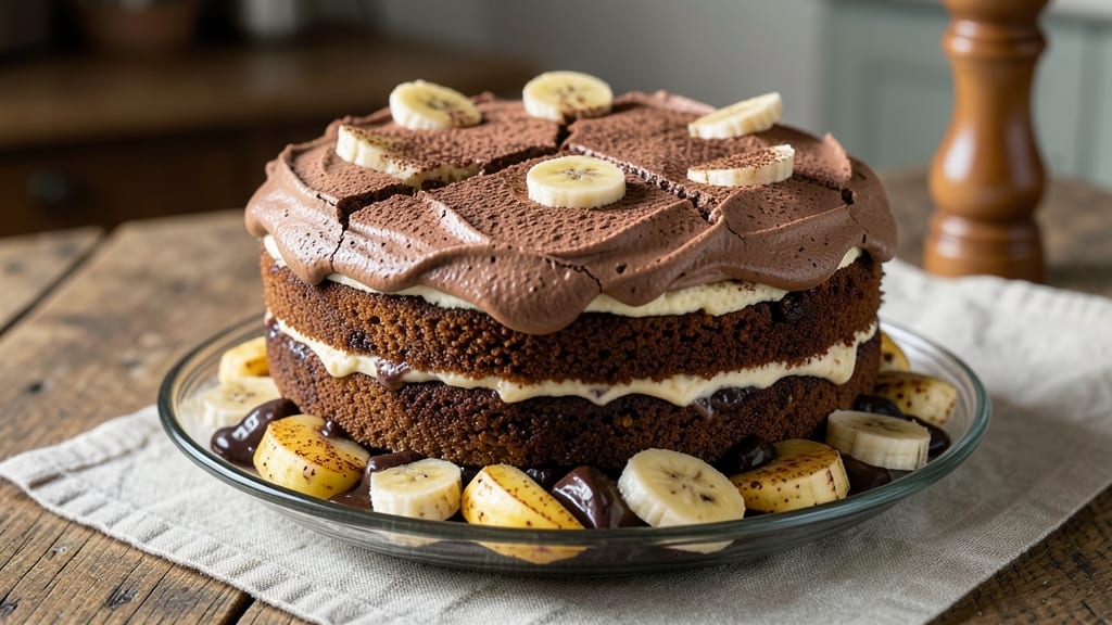 Banana Chocolate Yogurt Cake Recipe: Moist Layers with Hidden Yogurt Secret