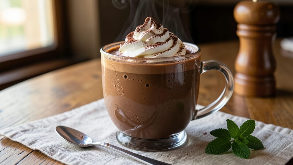 Café-Style Hot Chocolate Recipe: Velvety Steam and Cinnamon Dust Magic