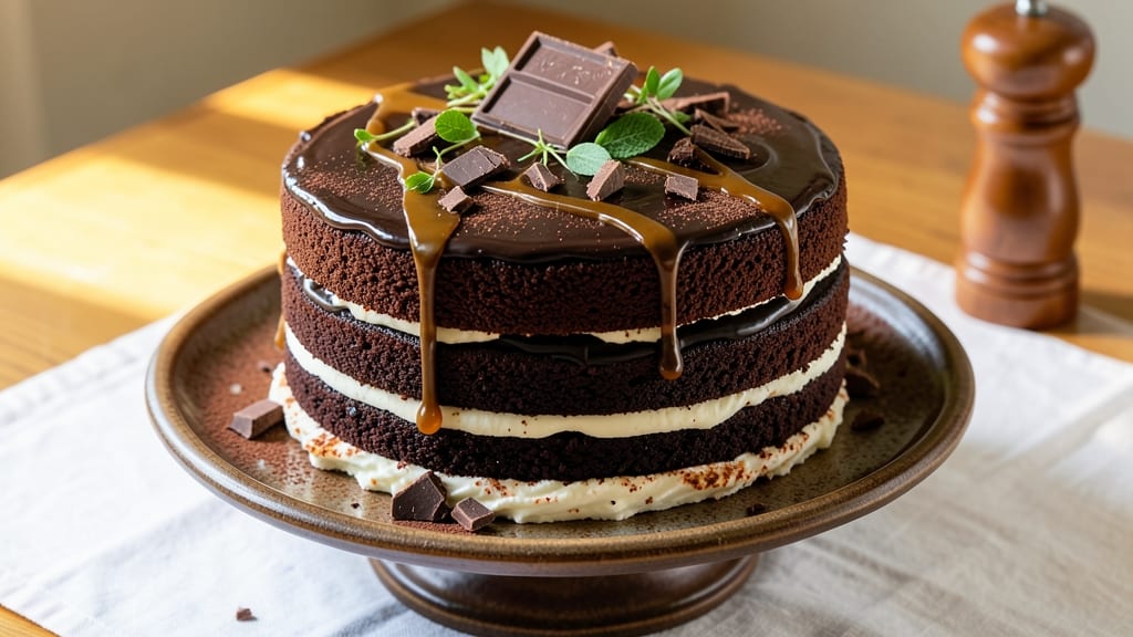 Baker's Original German Sweet Chocolate Cake Recipe: Aged Rum-Infused Ganache & Spiced Crumb Magic