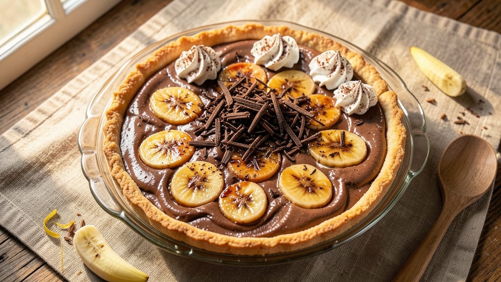 Banana Chocolate Pudding Pie Recipe: Two-Layer Magic With Silky Ganache