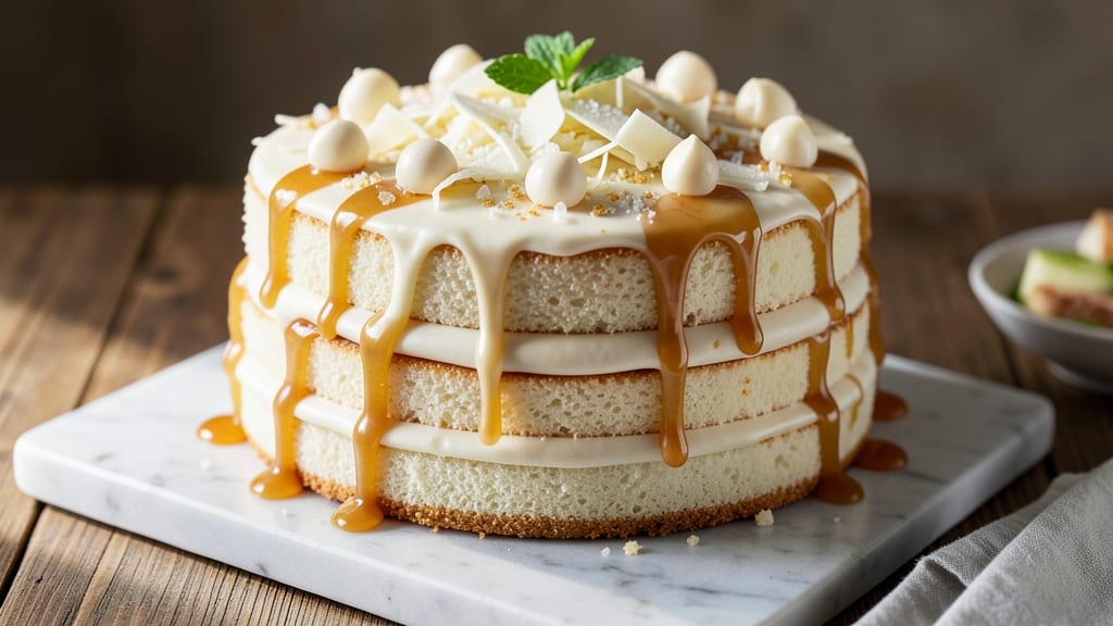 Basic White Chocolate Cake Recipe: Ultra-Moist Layers With Vanilla Frosting