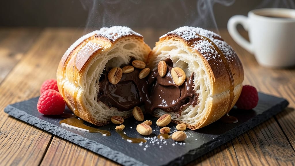 Bread With Chocolate Filling Recipe: Glass-Pan Crunch and Melty Streaks