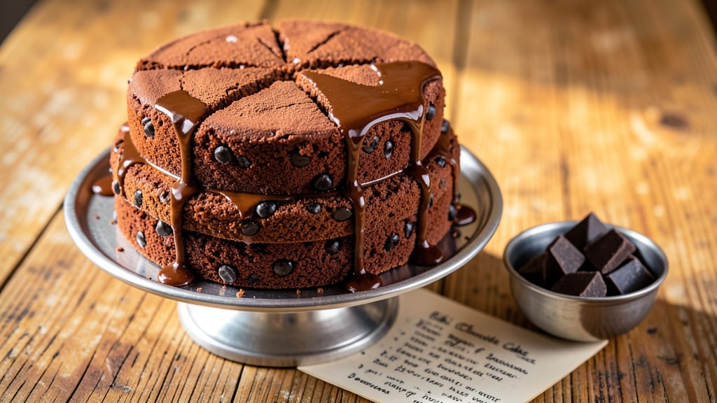 Bibi's Chocolate Cake Recipe: Crispy Crust and Molten Ganache Hearts