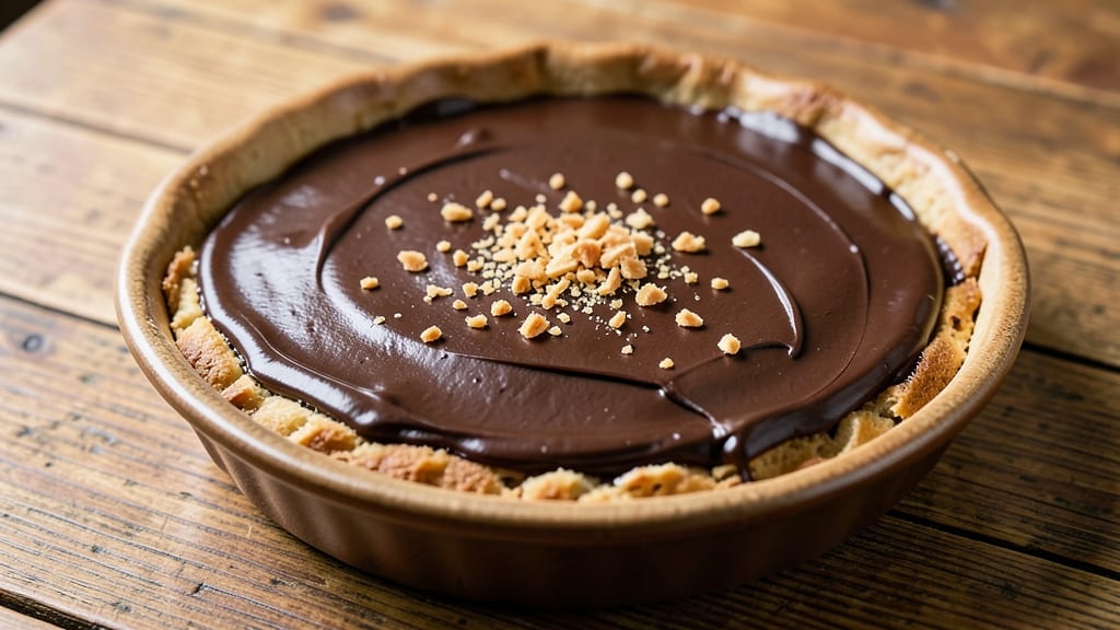 Bitter Chocolate Tart Recipe: Dark Ganache Streaks Over Crispy Almond Crust