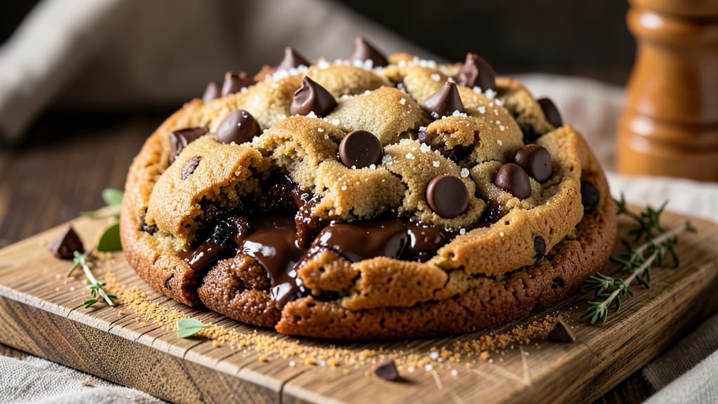 Big Giant Chocolate Chip Cookie Recipe: Triple-Layered Crunch With Warm Chocolate Streaks