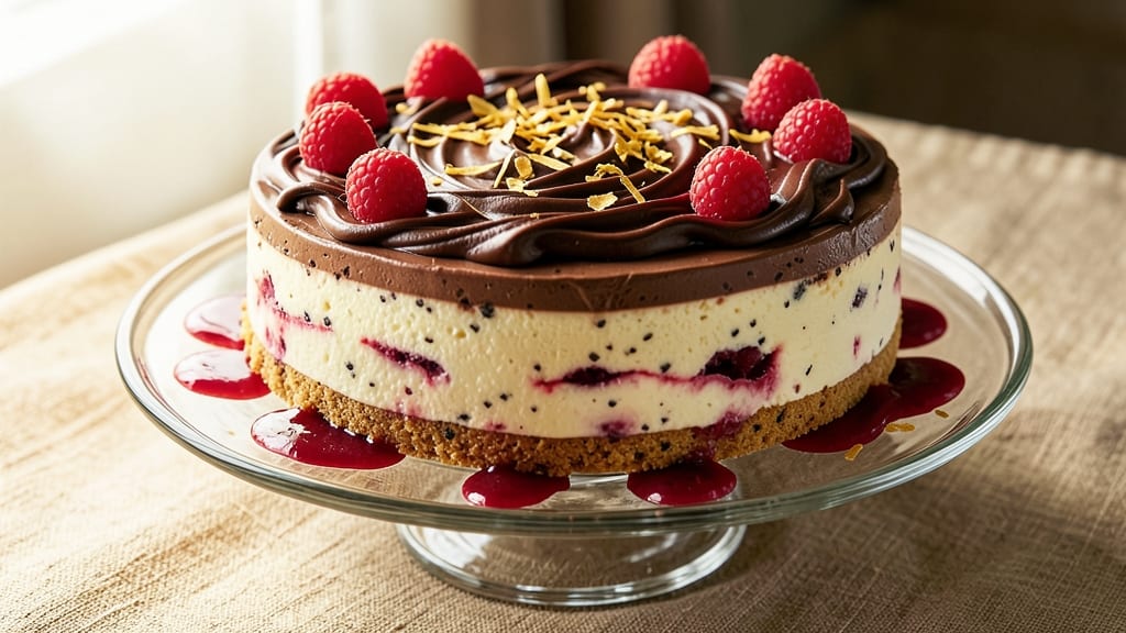 Cheesecake Factory Chocolate Raspberry Truffle Cheesecake Recipe: Triple-Layered Decadence With Molten Ganache Hearts