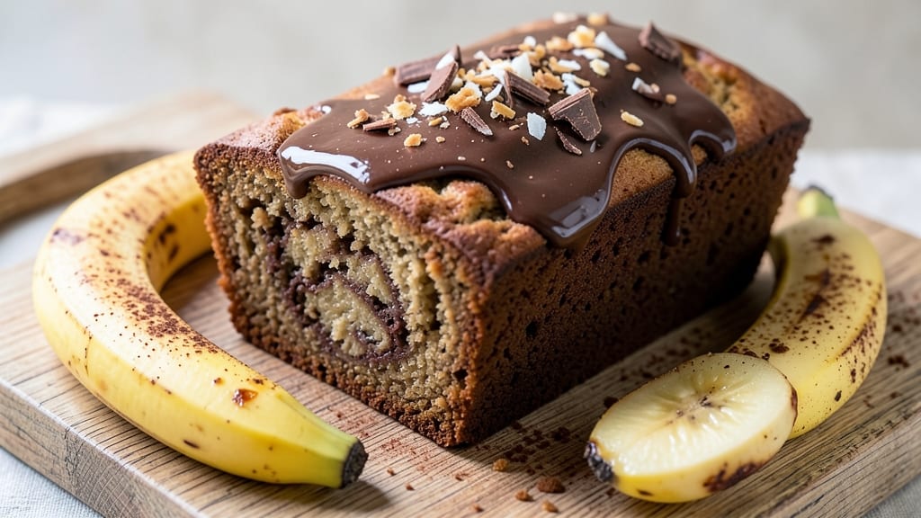 Banana Chocolate Loaf Cake Recipe: Moist Layers and Fudgy Streaks in One Pan
