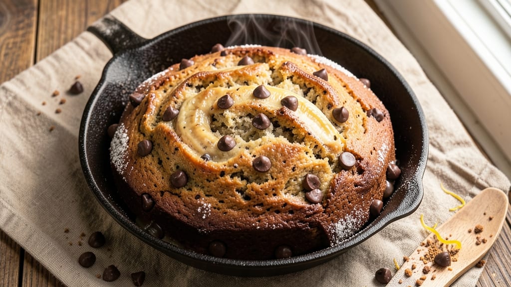 Banana Bread Chocolate Chip Bread Recipe: Swirled Sweetness with Melty Chunks