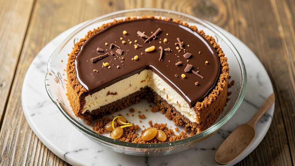 Belgian Chocolate Cheesecake Recipe: Glass-Bowl Crunch With Molten Fudge Rivers