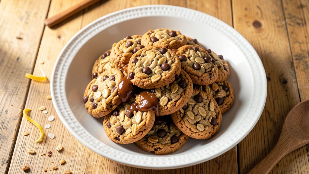Chewy Oatmeal Chocolate Chip Cookies Recipe: Crispy Edges and Caramelized Centers
