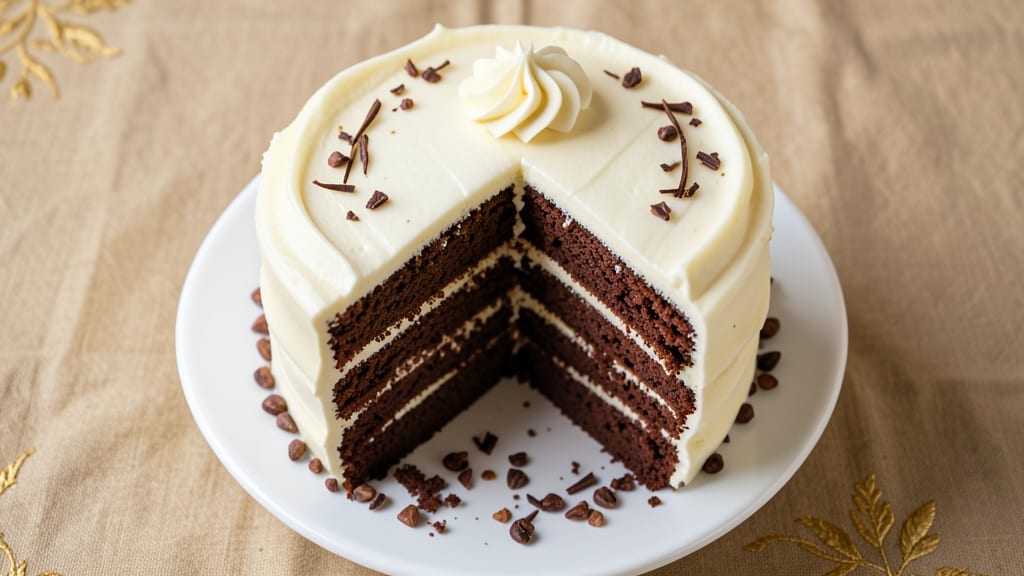 Best Chocolate Cake Recipe With Vanilla Buttercream Frosting: Triple-Layered Height With Velvety Frosting Rivers