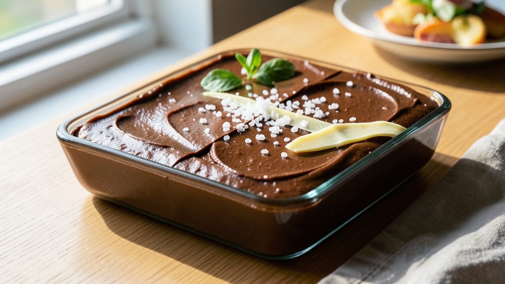 Bittersweet Chocolate Fudge Recipe: Crunchy Edges and Silky Swirls