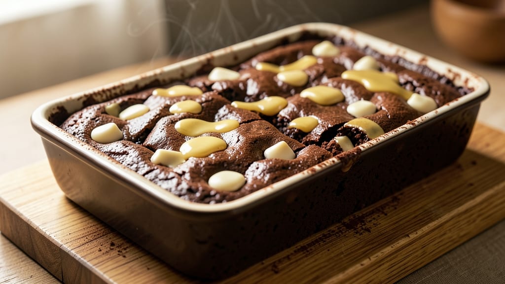 Brownie Recipe With White Chocolate Chips: Crunchy Edges and Melty Streaks