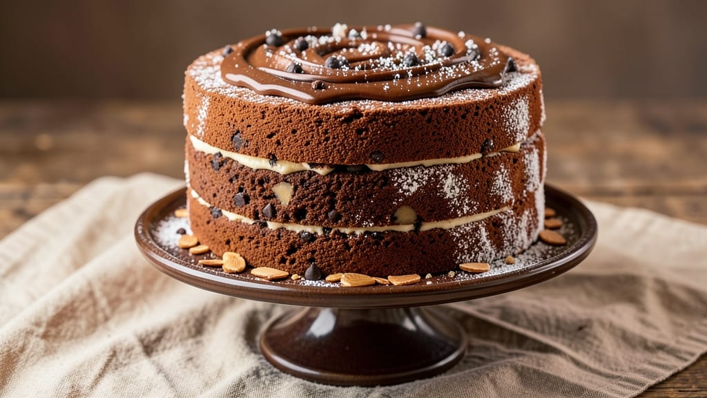 Big Mountain Chocolate Fudge Cake Recipe: Glass-Pan Fudgy Cracks and Coffee-Infused Depth