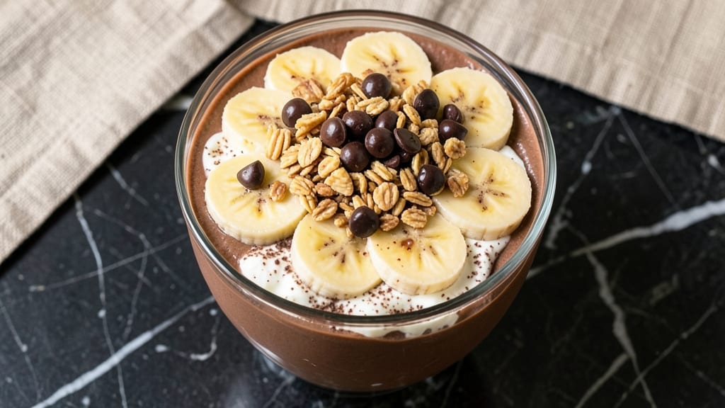 Banana Chocolate Parfait Recipe: Layered Creamy Crunch With Melty Streaks