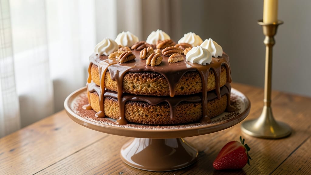 Best German Chocolate Cake Recipe Ever from Scratch: From-Scratch Layers With Coffee-Infused Fudge Streaks