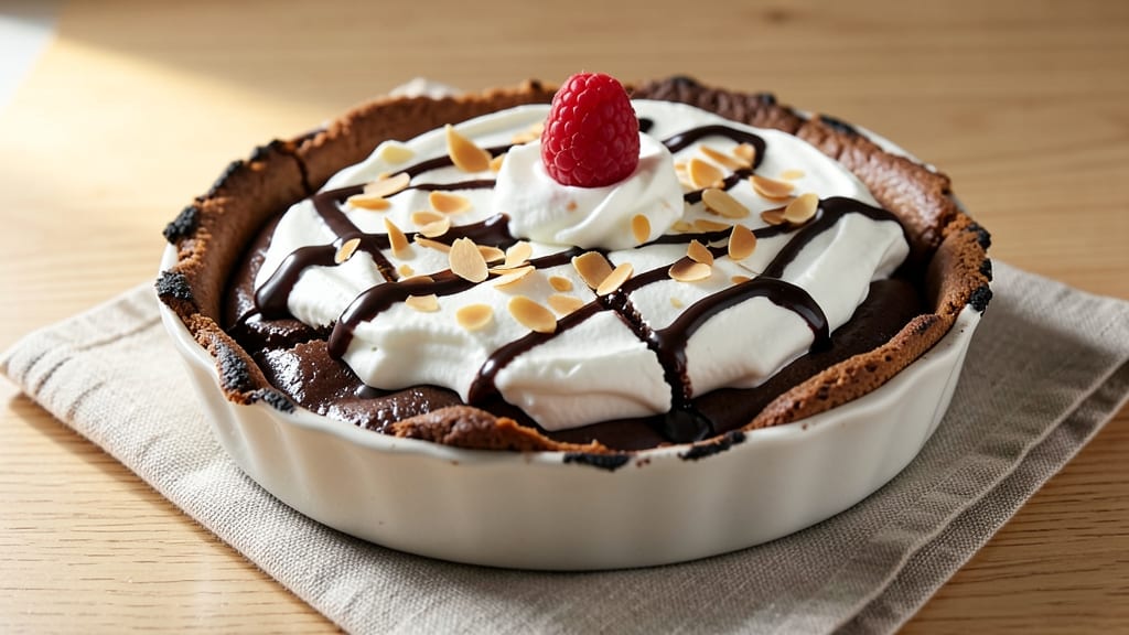 Baked Chocolate Tart Recipe: Flourless Crust and Silky Ganache Magic