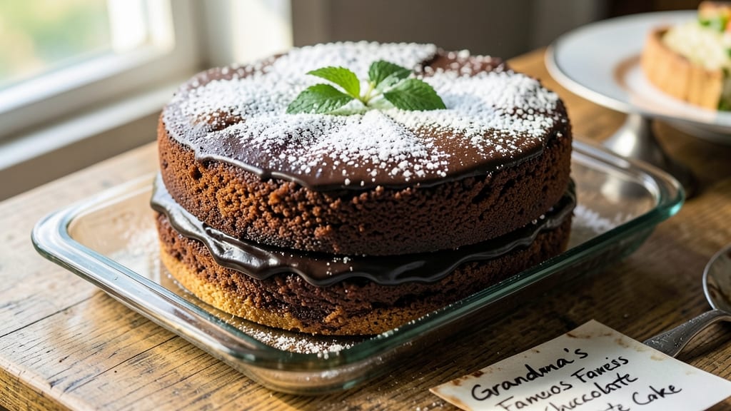 Bakery-Style Chocolate Cake Recipe: Glass-Pan Crunch With Hidden Vanilla Boost
