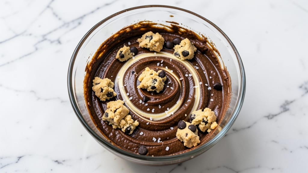 Brownie Chocolate Chip Cookie Dough Recipe: Fudgy Cracks and Hidden Cookie Dough Swirls