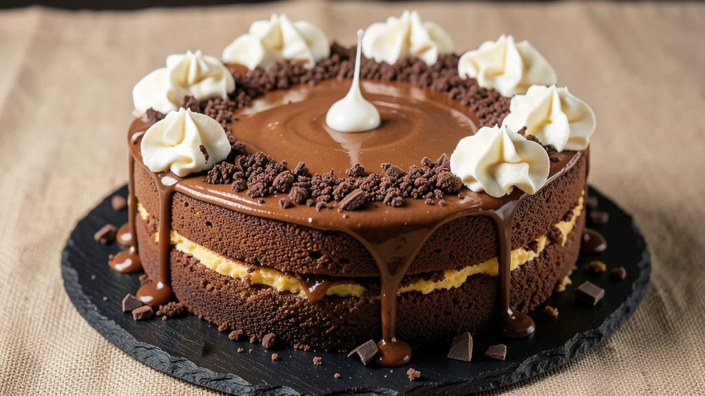Cake Boss Chocolate Mousse Filling Recipe: Glass-Bowl Crunch and Molten Ganache Streaks