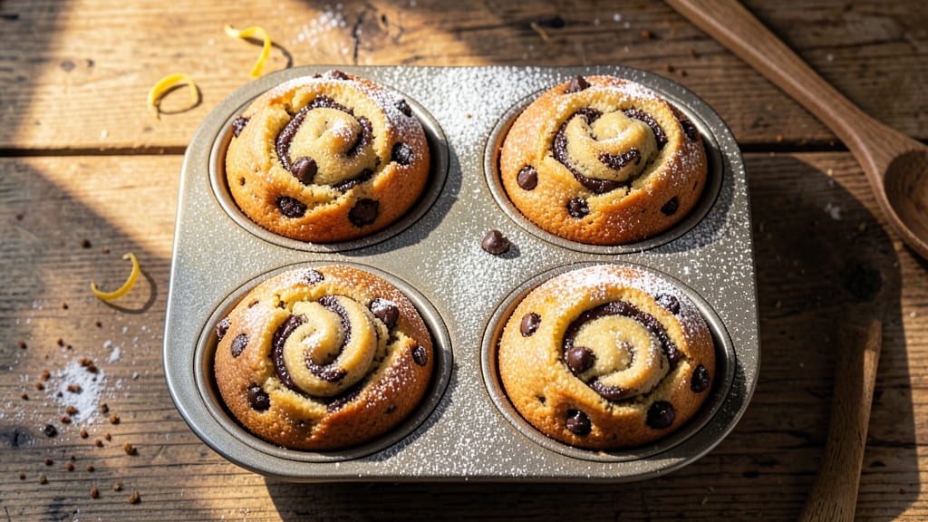 Banana Chocolate Chip Muffins Recipe: 4 Bananas, 3-Ingredient Magic