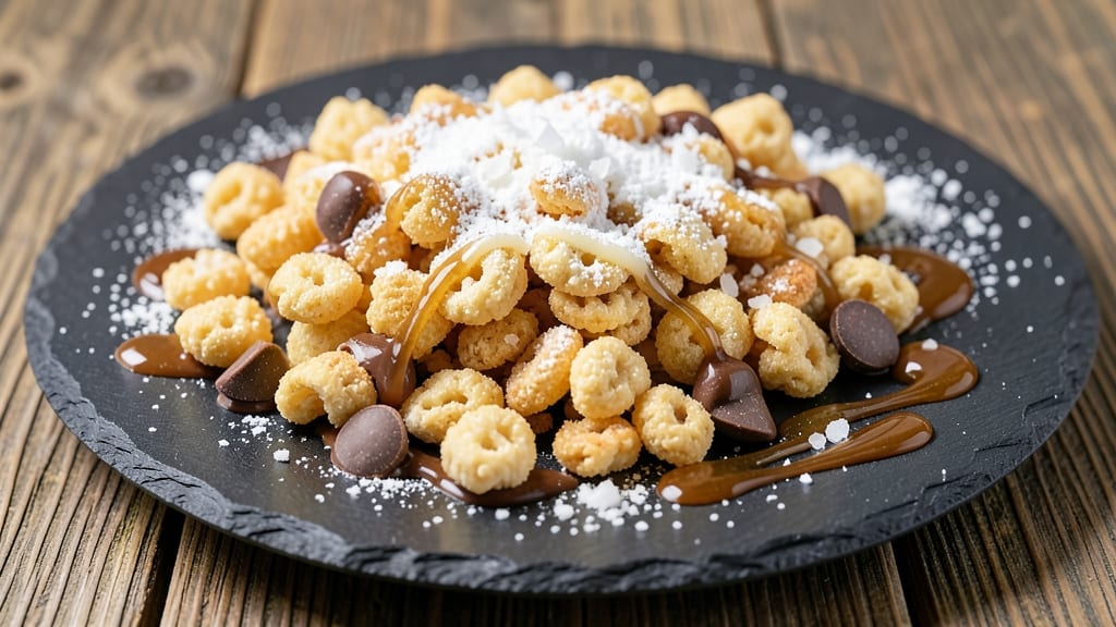 Chex Powdered Sugar Chocolate Recipe: Crunchy Clusters With Molten Chocolate Rivers