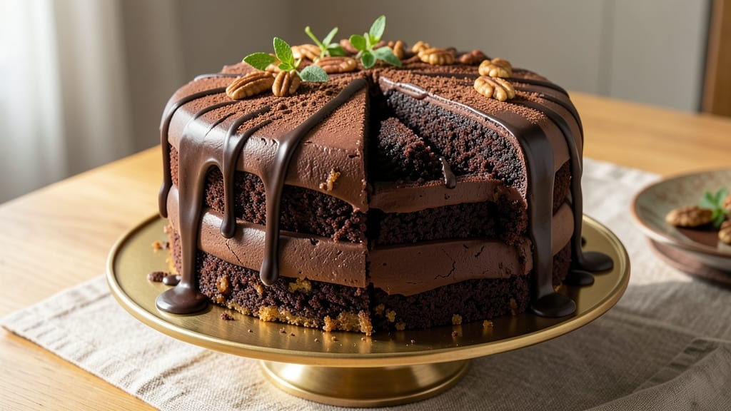 Bigger Bolder Baking Chocolate Cake Recipe: Triple-Layered Density With Fudgy Cracks