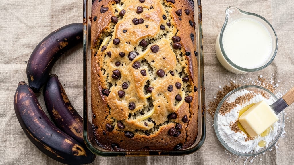 Banana Bread Recipe With Buttermilk And Chocolate Chips: Moist Crumb and Fudgy Chunks in One Bite