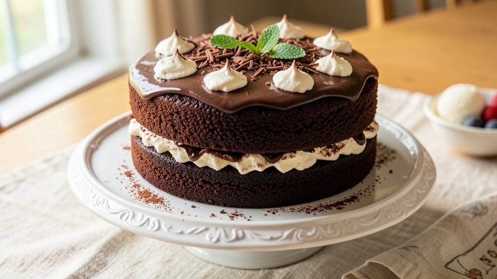Boston Market Chocolate Cake Recipe: Triple-Layered Decadence with Coffee-Infused Ganache Streaks