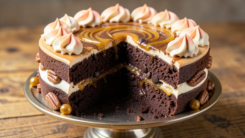 Butterscotch Chocolate Cake Recipe: Warm Caramel Swirls and Fudgy Layers