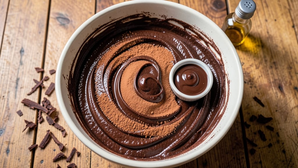 Brownie Recipe With Melted Chocolate and Cocoa Powder: Double-Fudged Crunch and Molten Streaks
