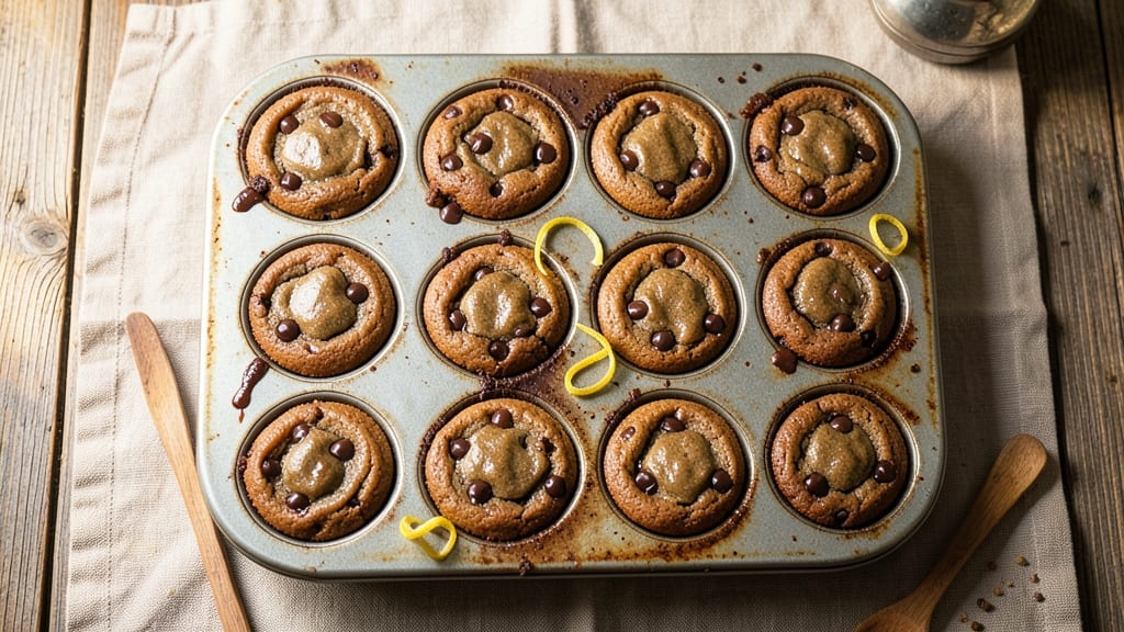 Brownie-Chocolate Chip Cookie Muffin Pan Recipe: Double-Layered Magic in One Tin