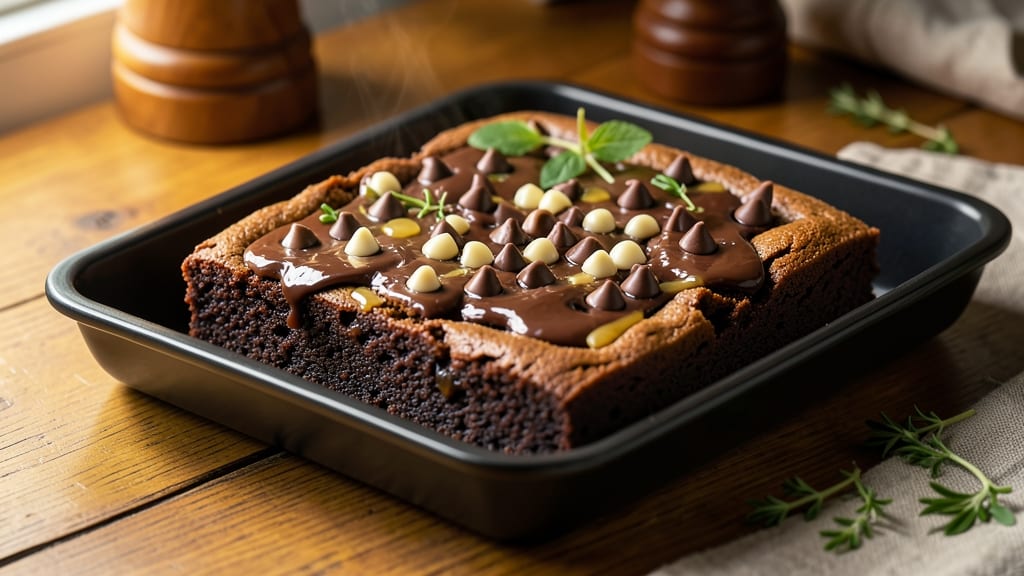 Brownie Recipe With Milk Chocolate Chips: Glass-Bowl Crunch Meets Molten Streaks