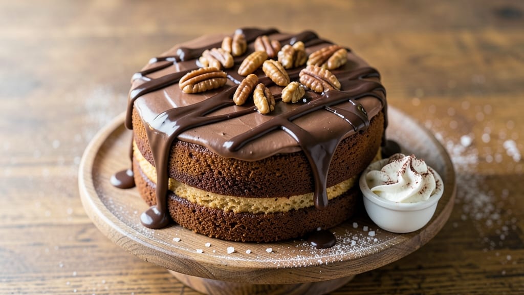 German Chocolate Cake Mix Doctor Recipe: Triple-Layered Crunch With Coffee-Infused Fudge Swirls