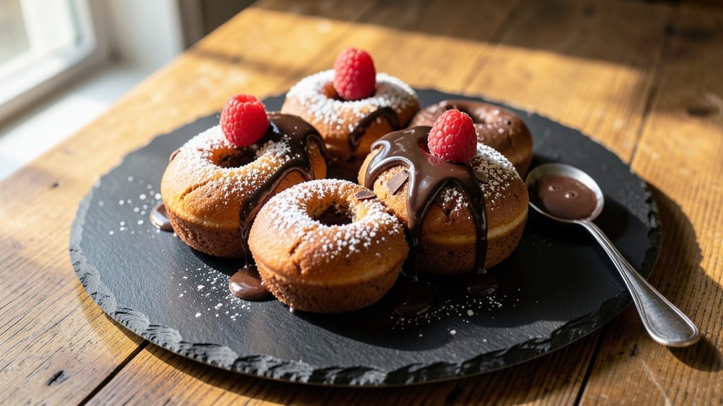 Baked Chocolate Donut Holes Recipe: Mini Bites With Crispy Shells and Fudgy Cocoa Cores