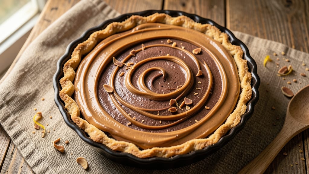 Bakers Square Chocolate Peanut Butter Pie Recipe: Glass-Bowl Crunch With Nutty Ganache Streaks