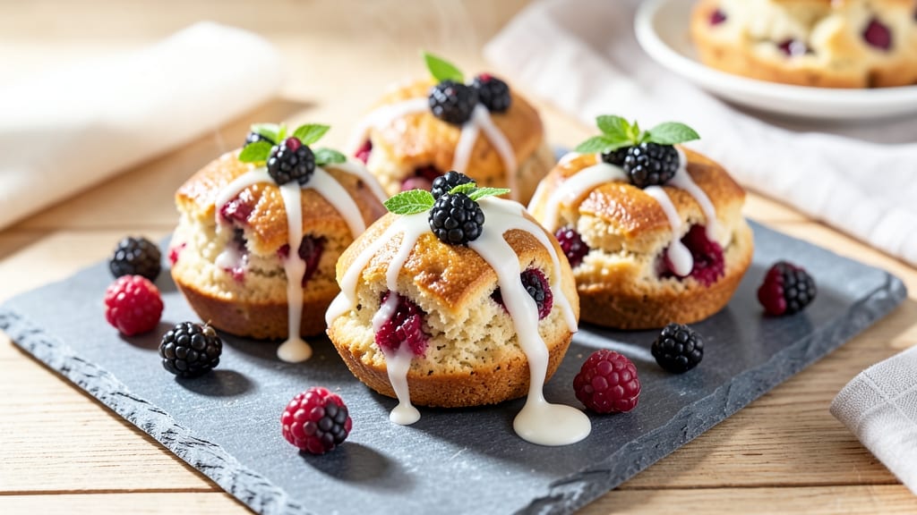 Blackberry White Chocolate Scones Recipe: Jammy Burst and Melty Chunks in Every Bite