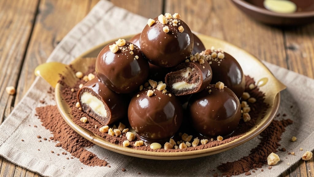Brazilian Chocolate Balls Brigadeiro Recipe: No-Bake Fudgy Bites with Crunchy Topping