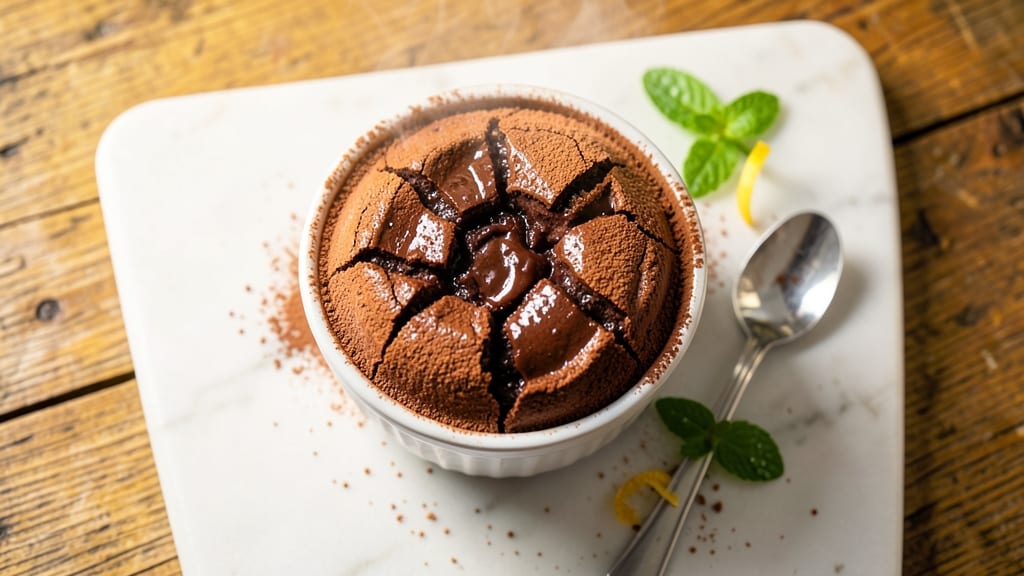 Baked Chocolate Mousse Recipe: Silky Ganache Streaks in 20 Minutes