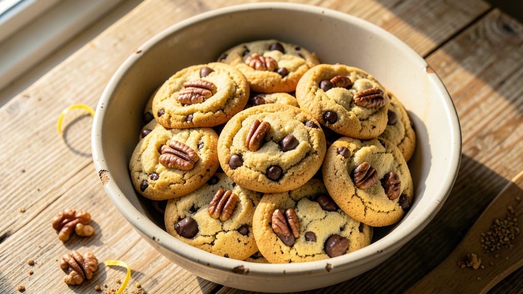 Banana Walnut Chocolate Chip Cookies Recipe: Crunchy Nut Clusters and Warm Chocolate Streaks