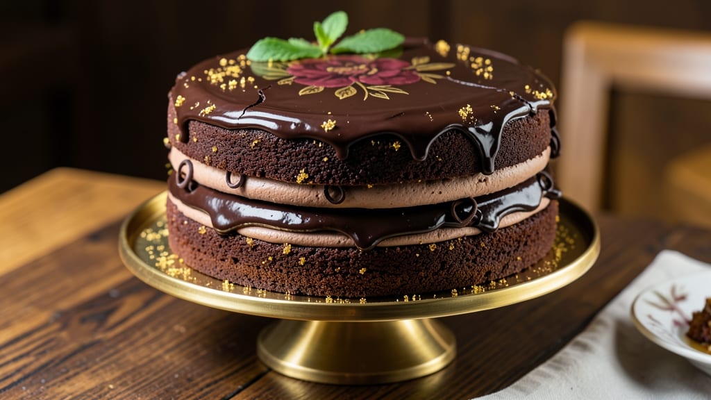 Buddy Valastro's Chocolate Cake Recipe: Glass-Bowl Crunch With Molten Ganache Rivers