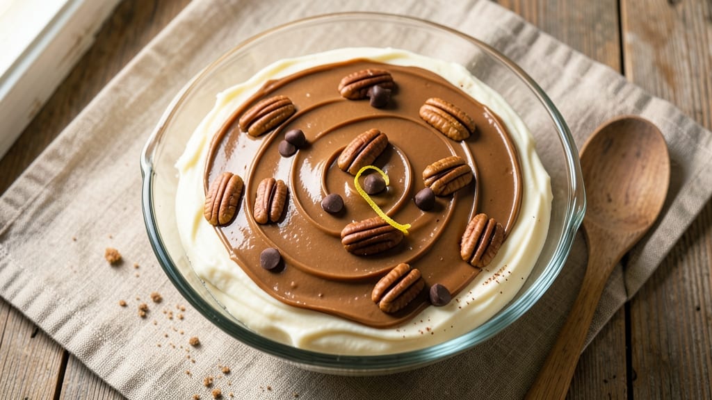 Betty Crocker German Chocolate Cake Frosting Recipe: Warm Chocolate Streaks and Nutty Crunch Layers