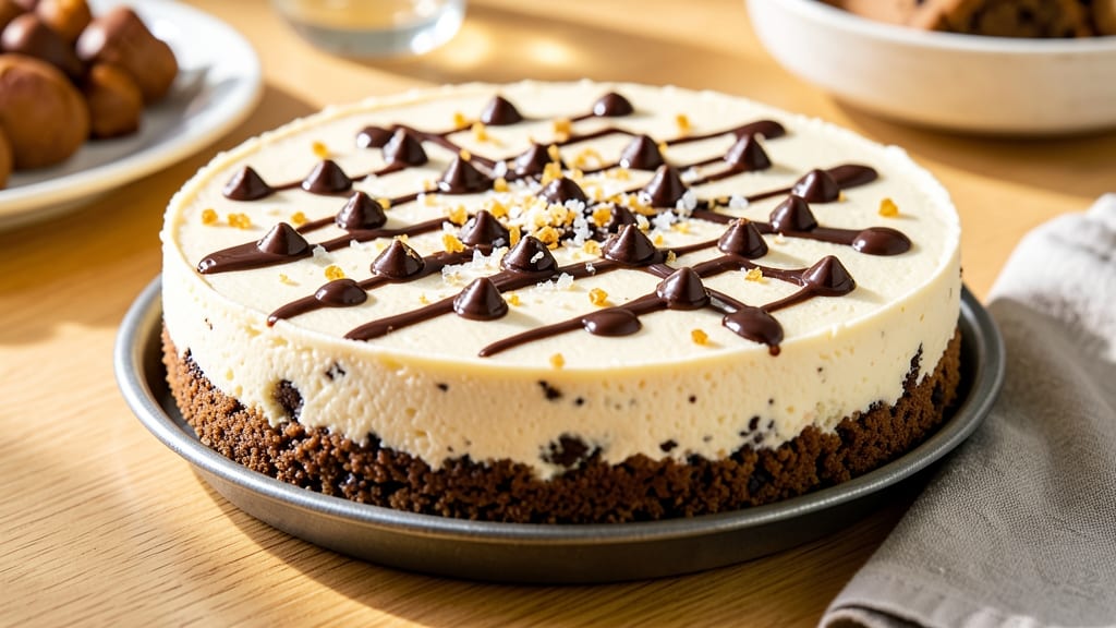 Cheesecake Recipe With Chocolate Chip Cookie Crust: Crunchy Base, Silky Fill, No Cracking