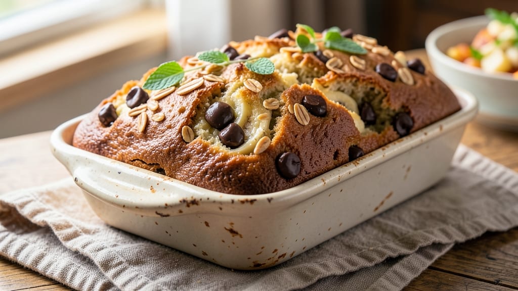 Banana Bread Recipe With Oats and Chocolate Chips: Hearty Crunch and Melty Streaks in One Bite