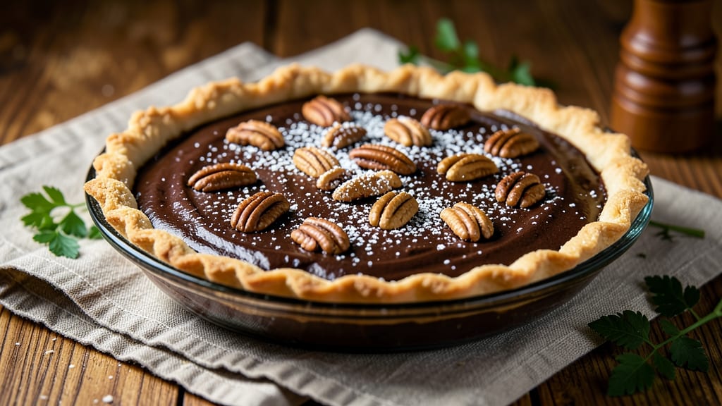 Betty Crocker Chocolate Pecan Pie Recipe: Crisp Lattice Crust and Gooey Pecan Rivers