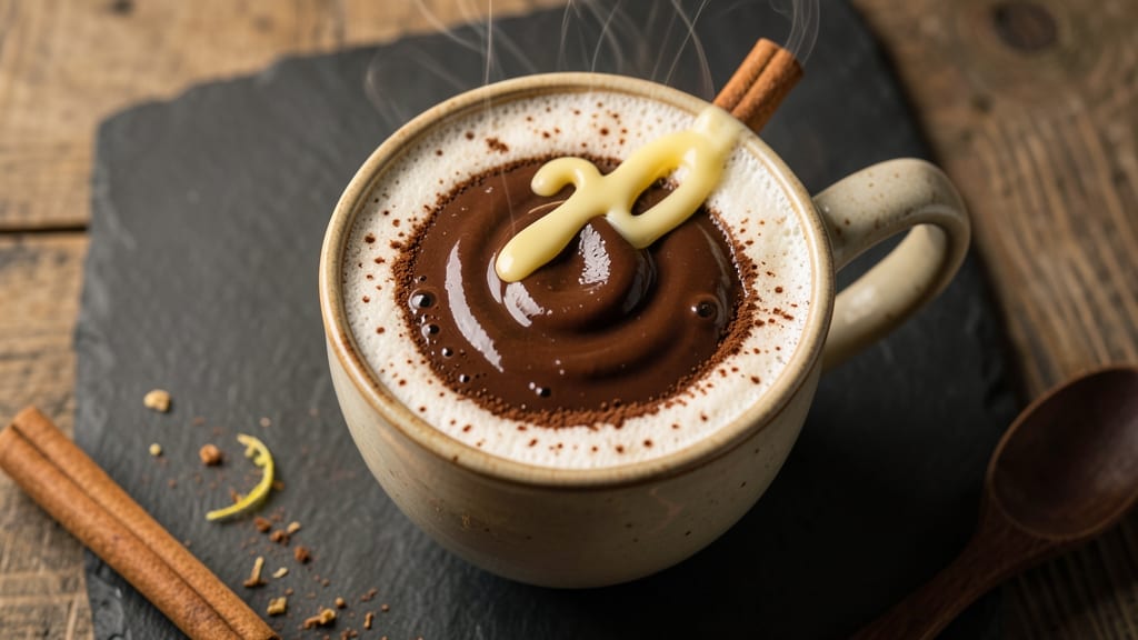 Barista-Style Hot Chocolate Recipe: Velvety Microfoam and Bold Coffee Infusion