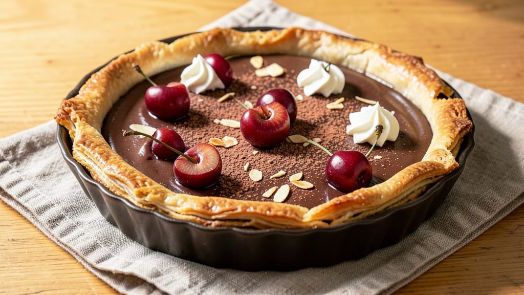 Cherry Chocolate Tart Recipe: Juicy Cherries and Crisp Crust in 30 Minutes