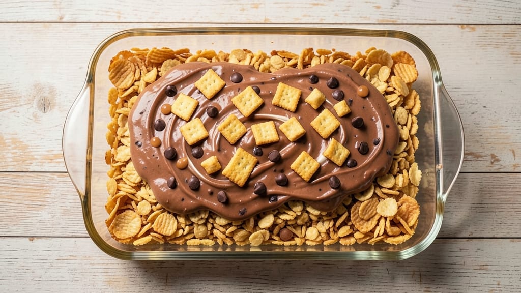 Chex Mix Peanut Butter Chocolate Bars Recipe: Triple-Crunch Sweetness in 10 Minutes