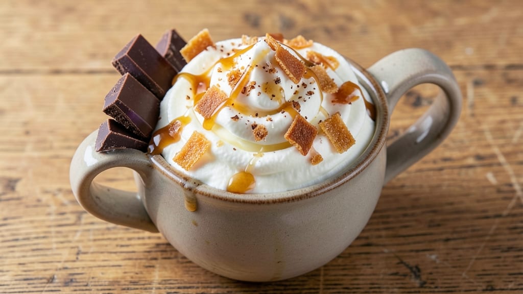 Belgian Chocolate Toffee Creamer Recipe: Crunchy Caramel Bites with Molten Chocolate Swirls